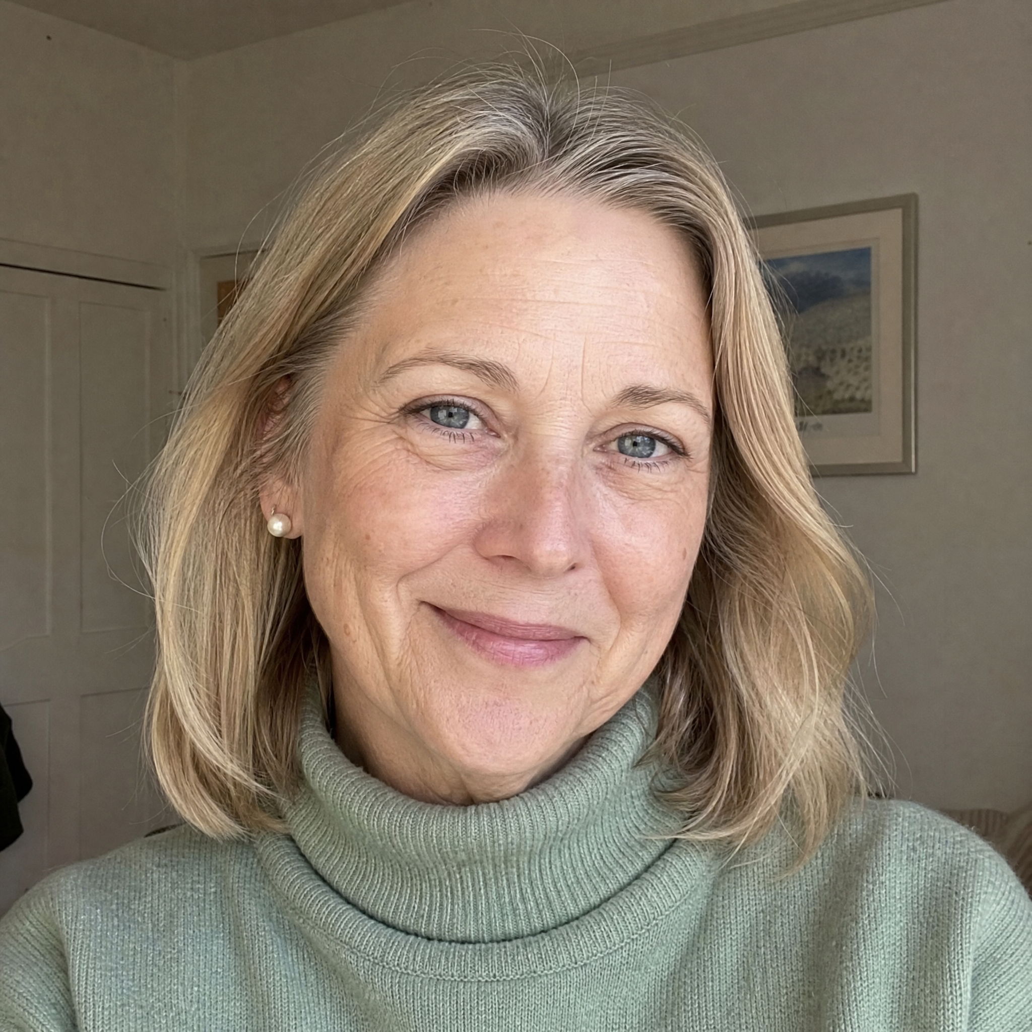 Portrait of a woman in her early fifties